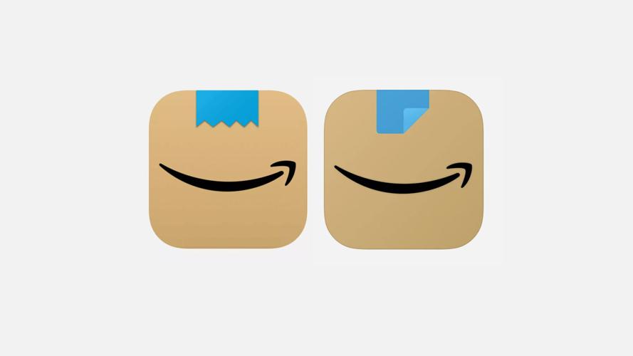 Amazon quietly changed its app icon after some unfavorable comparisons
