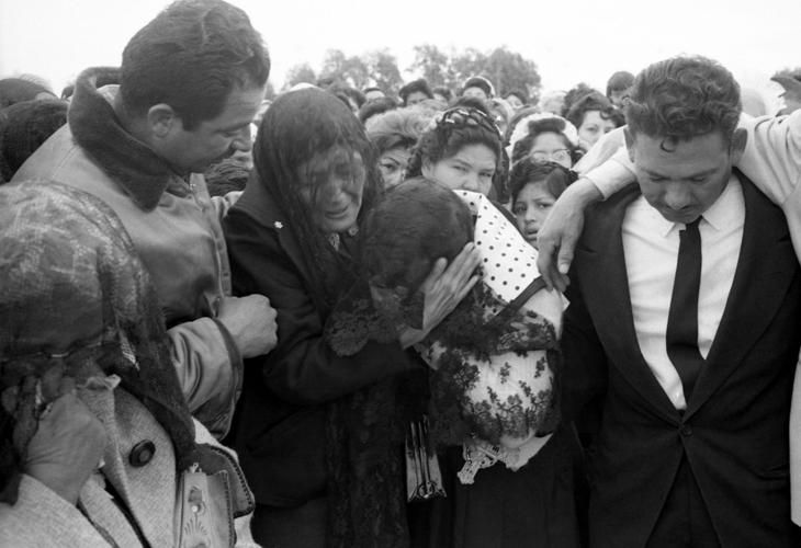 Funeral for Marguerita Bejarano in 1961