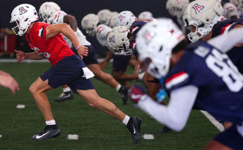 Arizona fall football practice 2