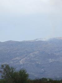 Second wildfire burning in Rincon Mountains
