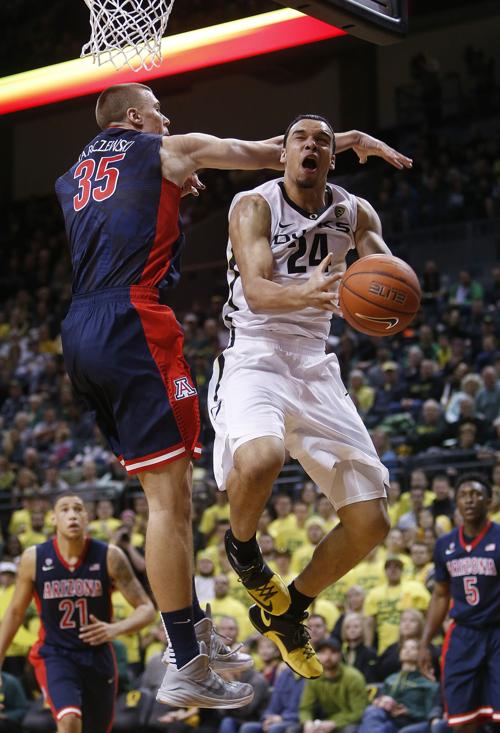 No. 7 Arizona Wildcats vs. Oregon Ducks men's college basketall