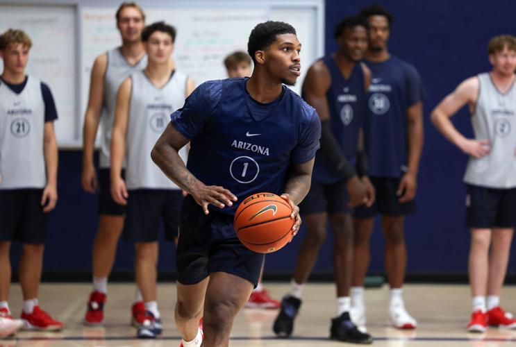 UofA mens basketball practice | Oct. 11, 2024