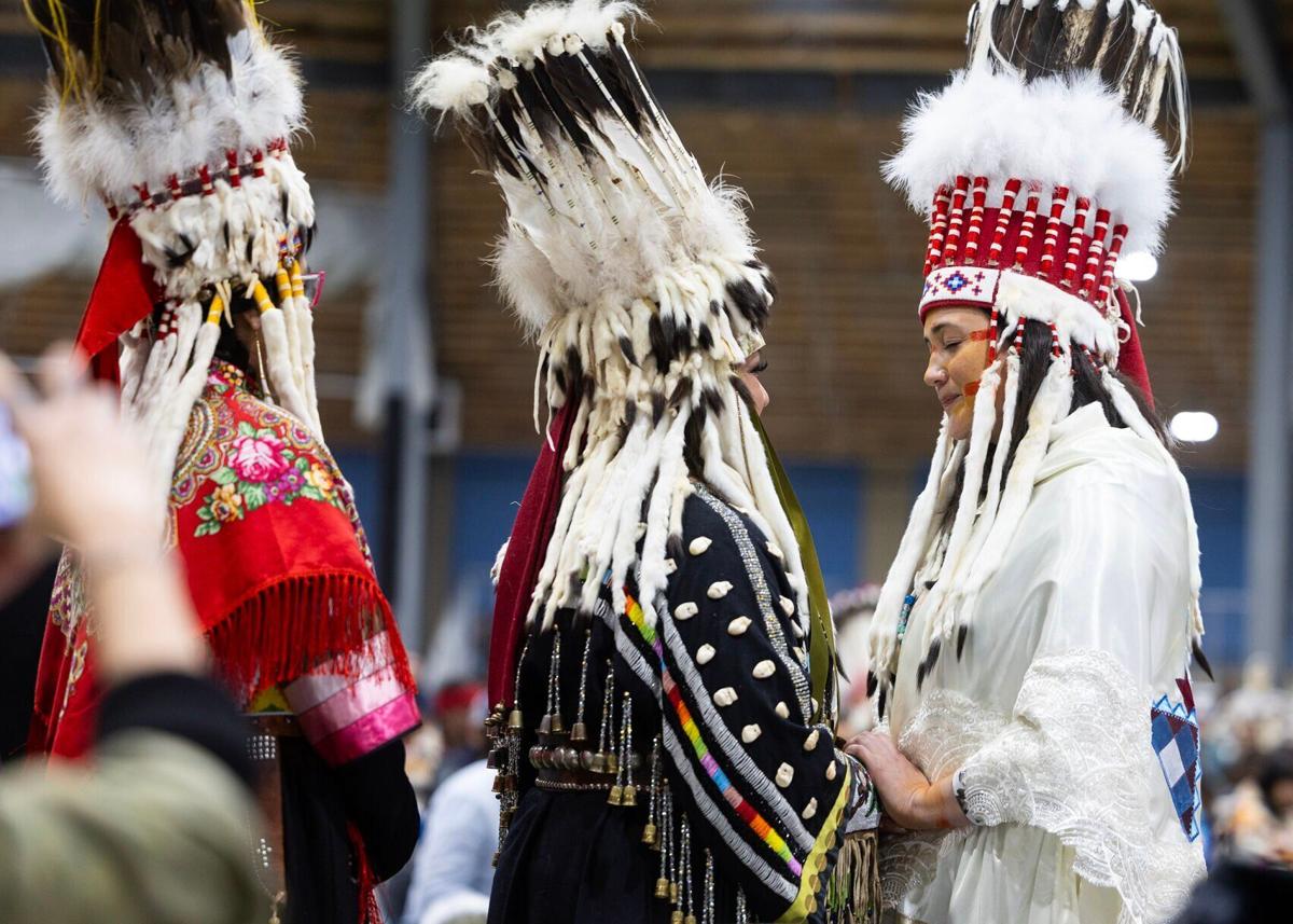 ‘Bigger than the Oscars’: Blackfeet Nation honors Lily Gladstone with stand-up headdress (copy)