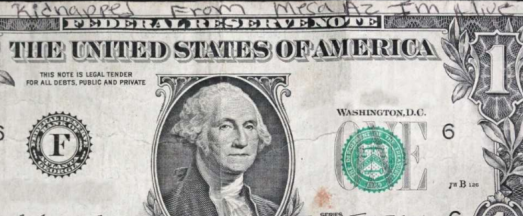 Tip on missing Arizona girl written on dollar bill found in Wisconsin