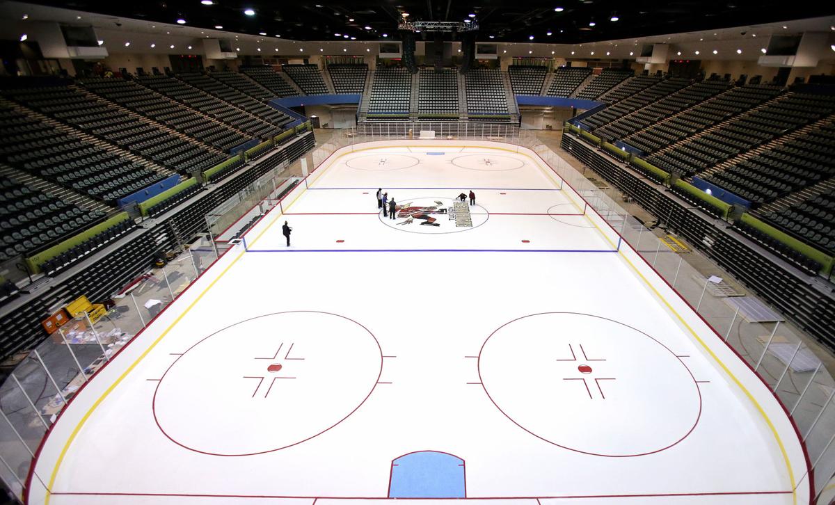 Photos: Ice and logo for Tucson's new hockey team | Local news | tucson.com