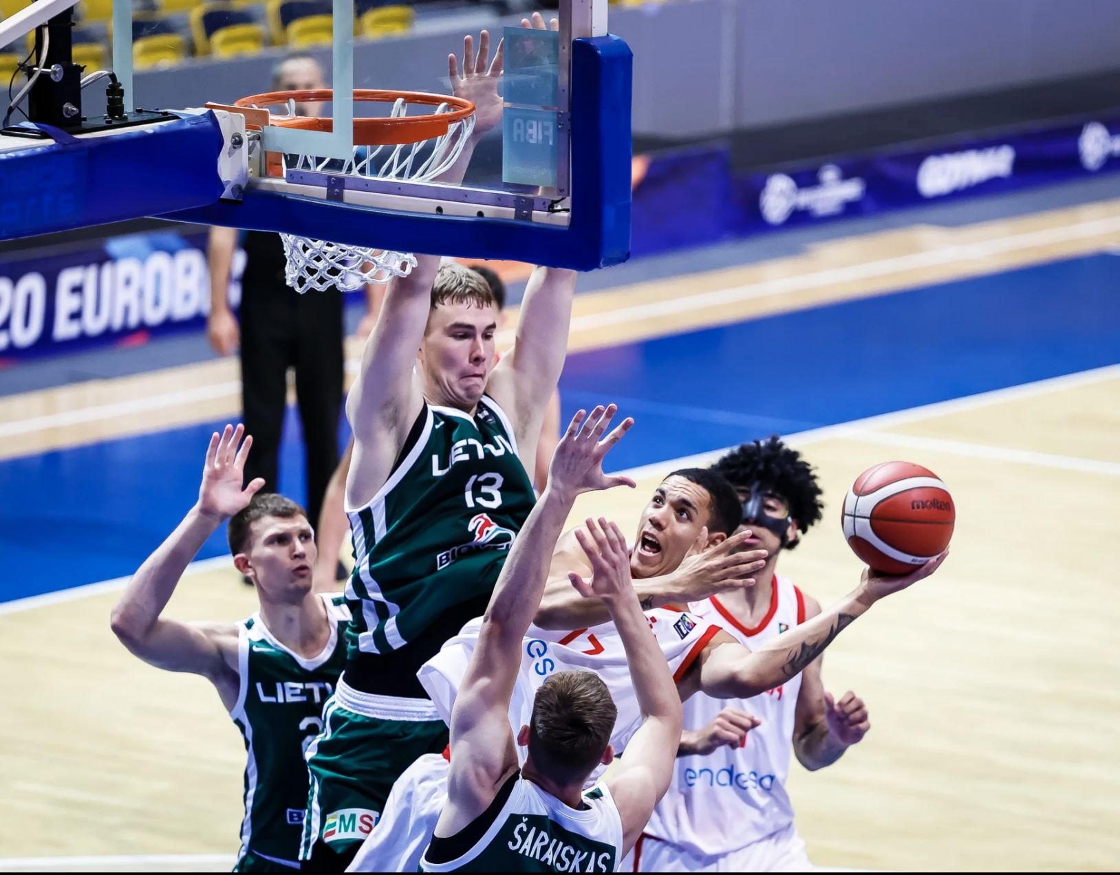 Motiejus Krivas Has Double-double In Lithuania's U20 Win Over Spain ...