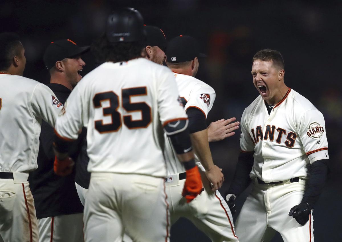 APTOPIX Padres Giants Baseball