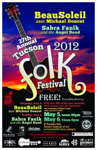 Tucson Folk Festival posters