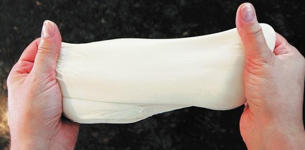 Homemade mozzarella  