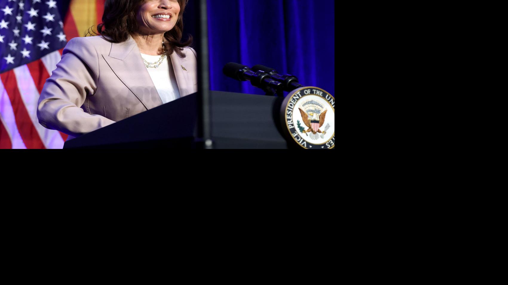 In Tucson, VP Harris blames Trump for AZ's near abortion ban