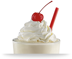 Half-price shakes today at Sonic