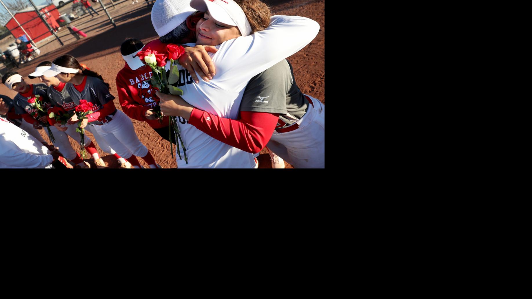 Tucson High School softball team honors seniors with special moment as