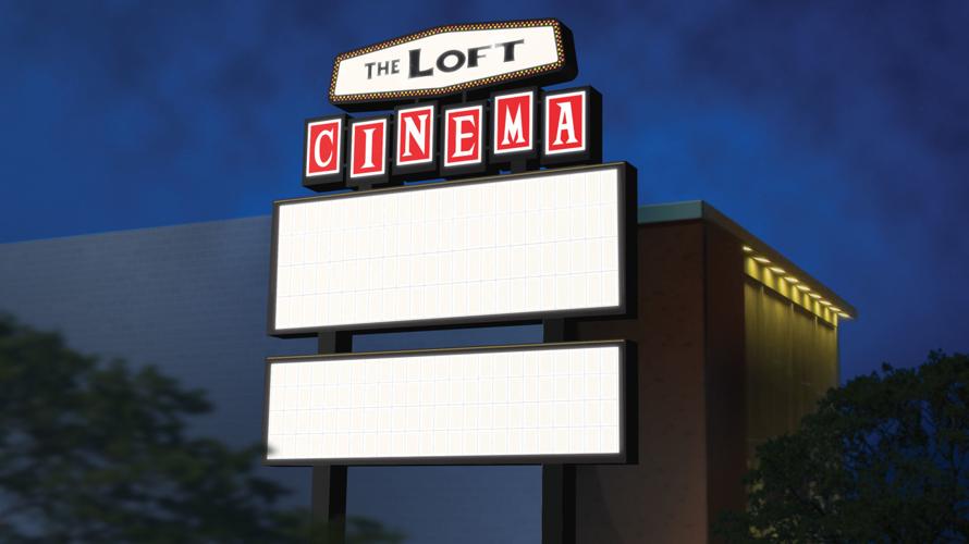 Sign of the times: The Loft marquee will soon double in size