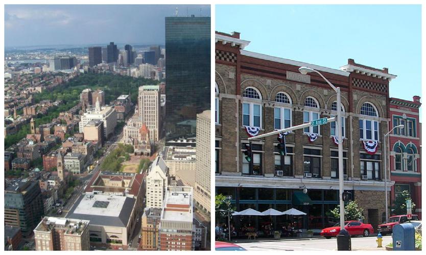 #7. Boston-Cambridge-Newton, Massachusetts and Owensboro, Kentucky