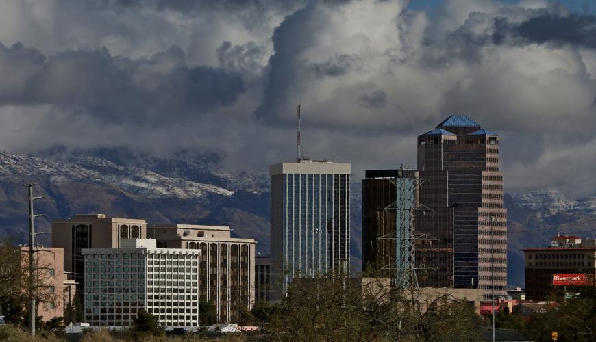 Christmas snow on Catalinas
