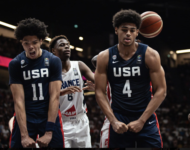 Tyran Stokes, Koa Peat vs France U19