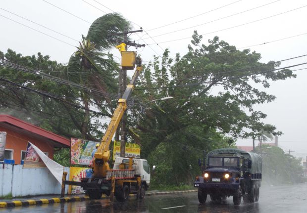 Typhoon in the Philippines