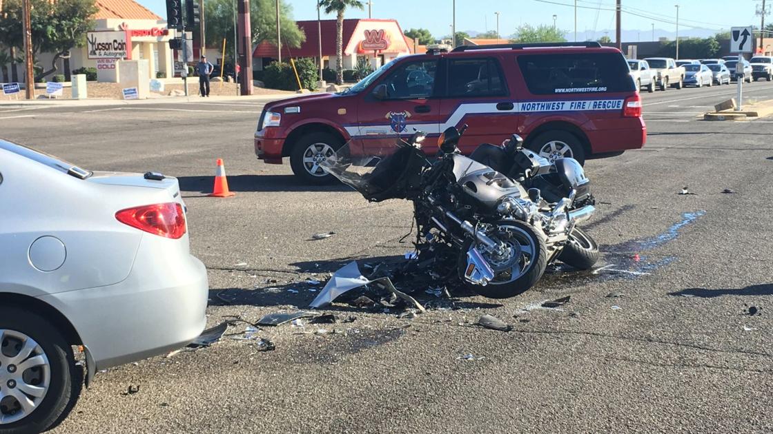 Man seriously injured in northwest Tucson motorcycle crash