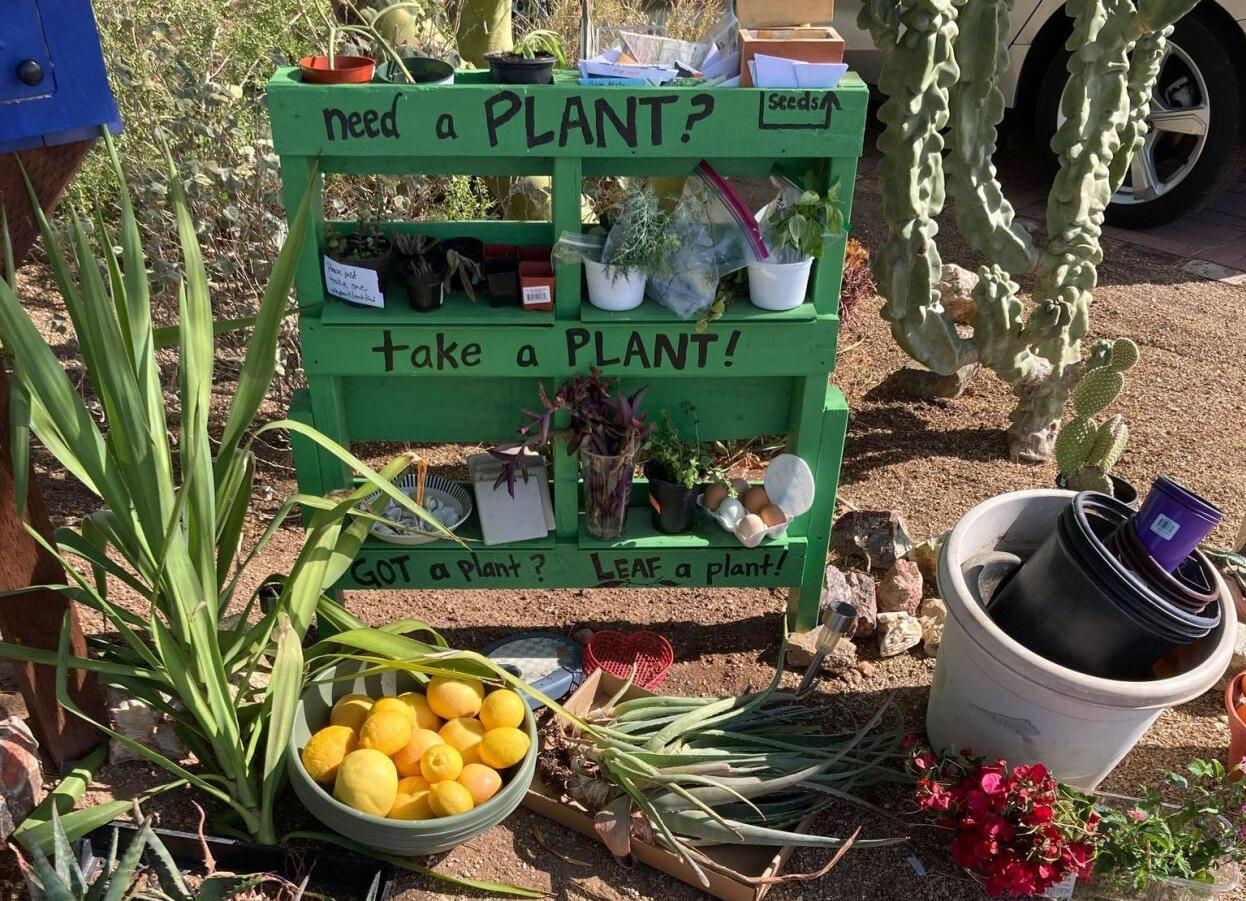 Little free plant stands
