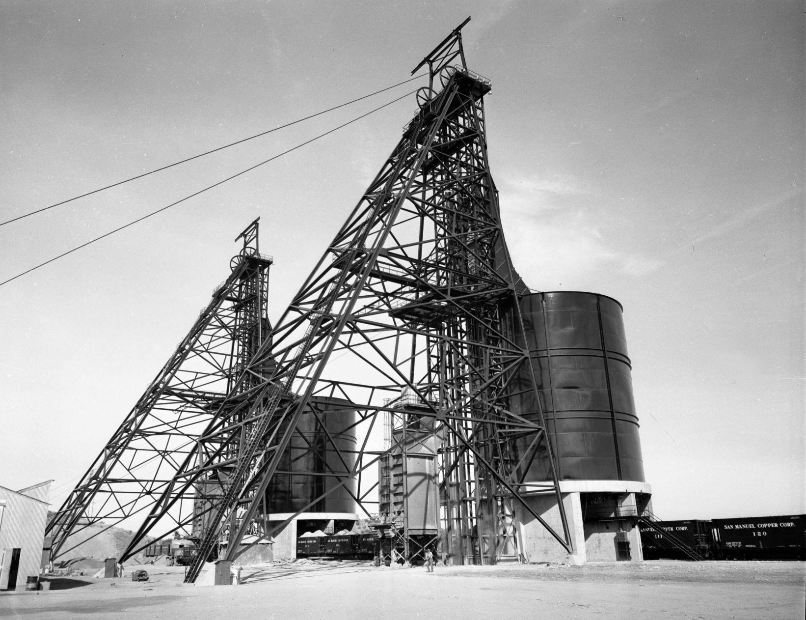 Photos The birth and life of San Manuel mine, smelter and town in