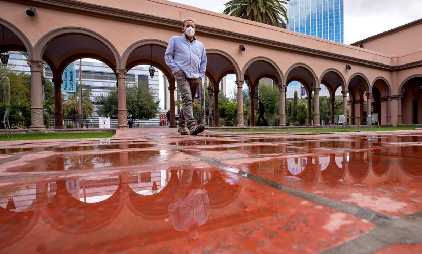 Rain, Pima County Courthouse