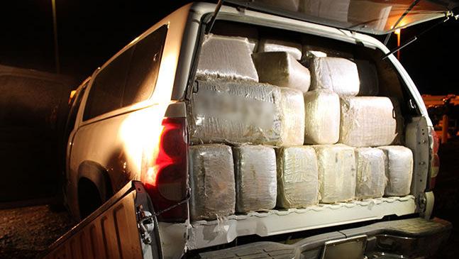 2 Mexican nationals arrested, more than 1 ton of marijuana found in truck