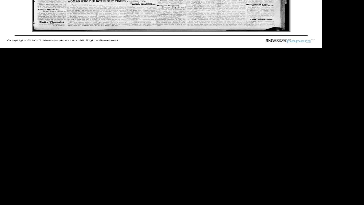 Arizona Daily Star front page Feb. 28, 1922