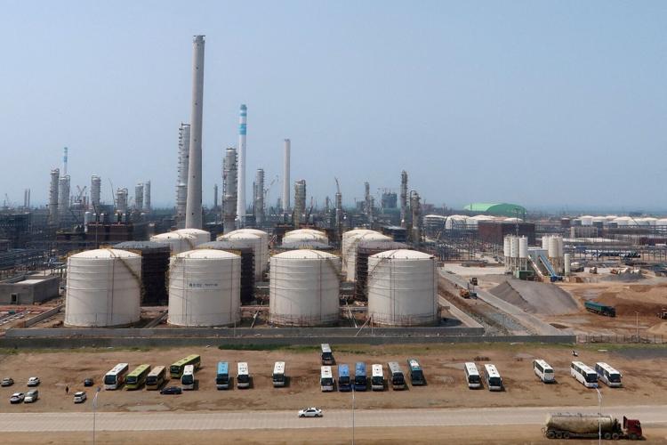 FILE PHOTO: Hengli, China's silk-to-petrochemical empire, faces the chill of US sanctions