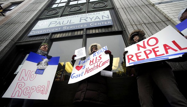 Bid to repeal health law goes on, but with civil tone   