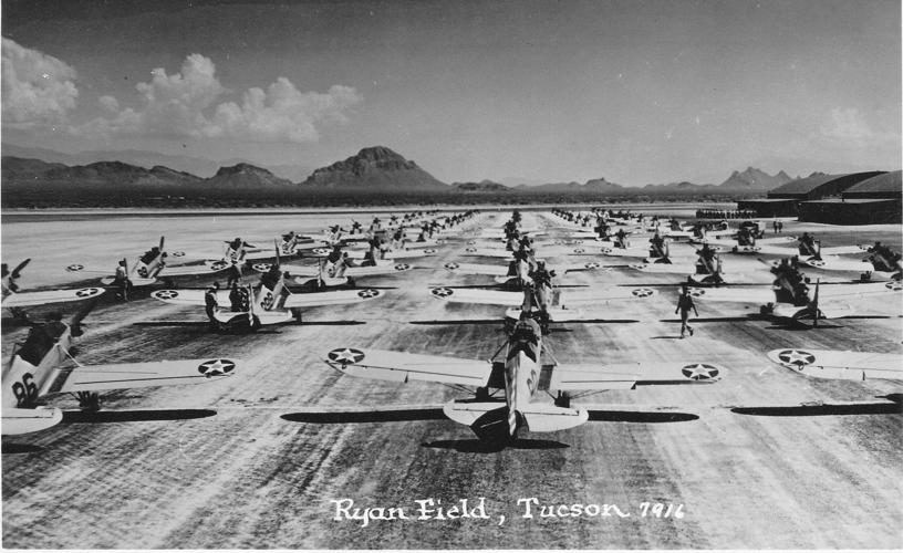 Ryan PT22s at Ryan Field during WWII.
