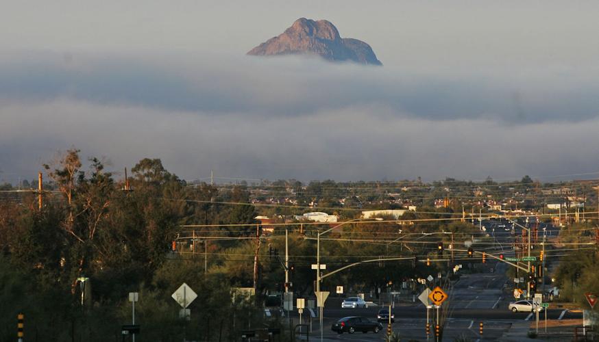 Stunning photos of Tucson fog