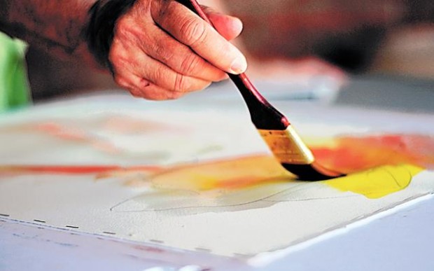 No numbers allowed in this painting demo  