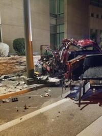Man steals vehicle, crashes it in downtown Tucson
