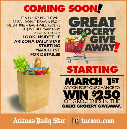 Great Grocery Giveaway Coming Soon!