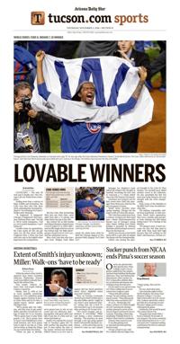 Download the Star sports front page featuring the Cubs' World Series win