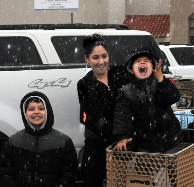 Snow falls in Nogales area