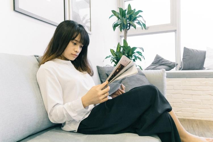 Woman reading