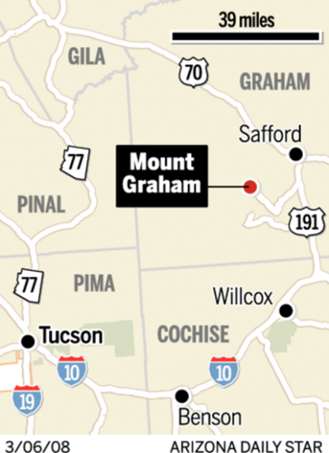 Mt. Graham's powerful new scope leaves all others in the cosmic dust  