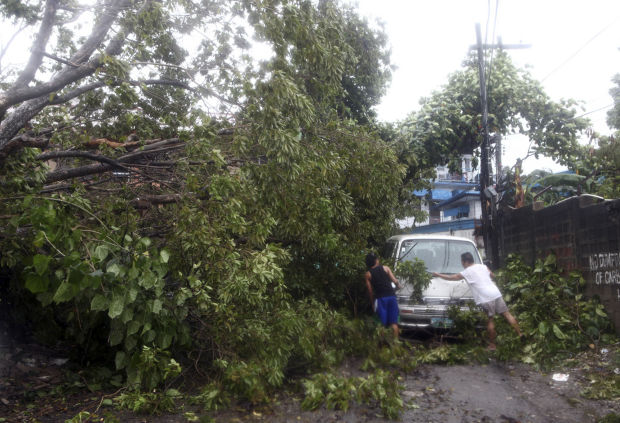 Typhoon in the Philippines