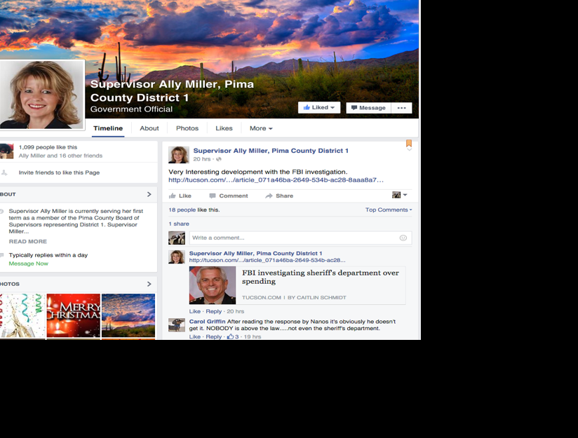 Ally Miller Facebook page