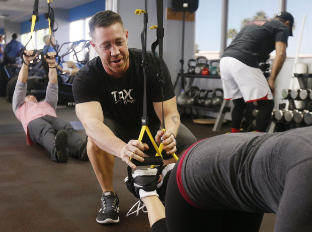 Fitness instructor Brandon Wagner