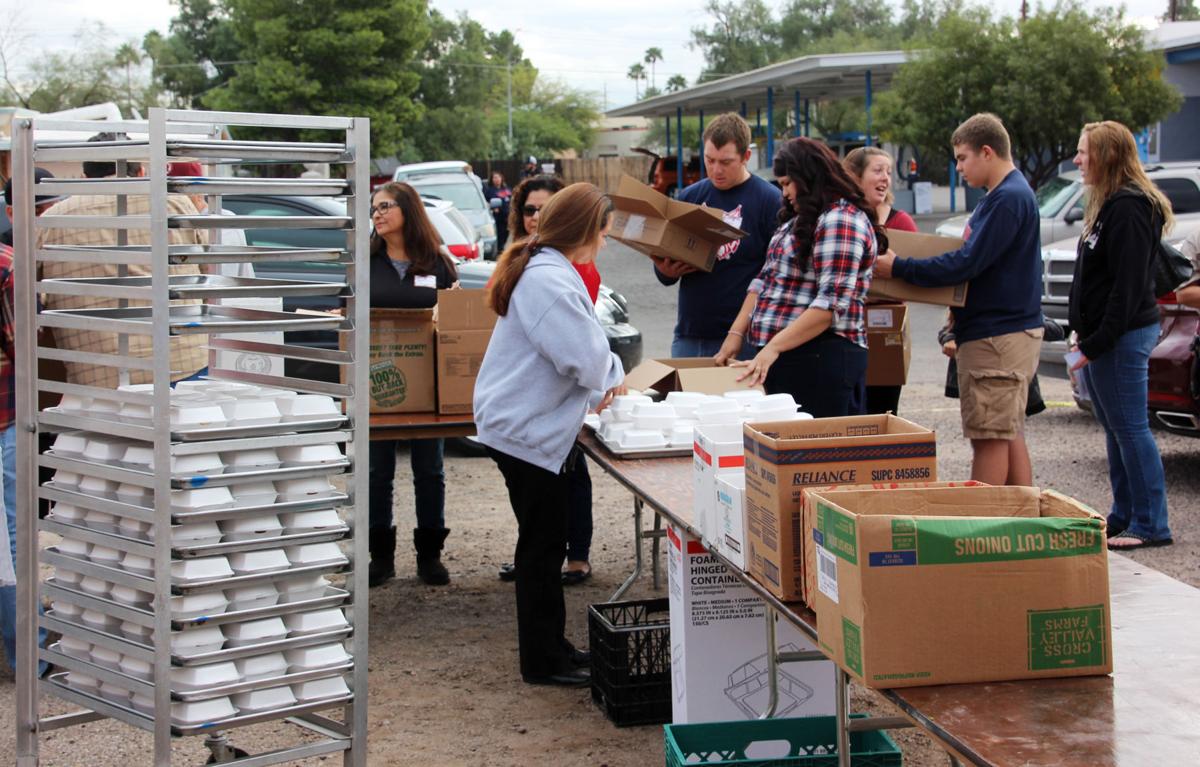 Community holiday dinners