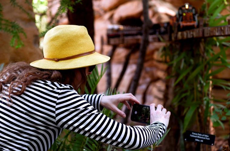 Tucson Botanical Gardens display features G-scale model-train