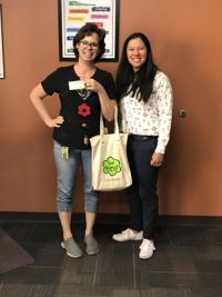 Food service attendant finds creative, fun ways to help students, families