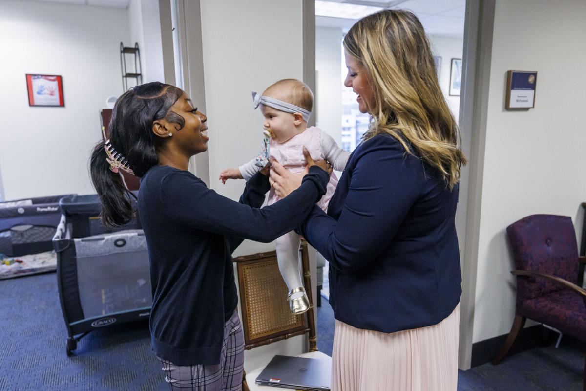 As more women run for office, some bring kids to capitols