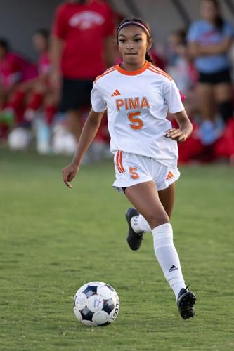 Pima women's soccer player Yajaira Cervantes