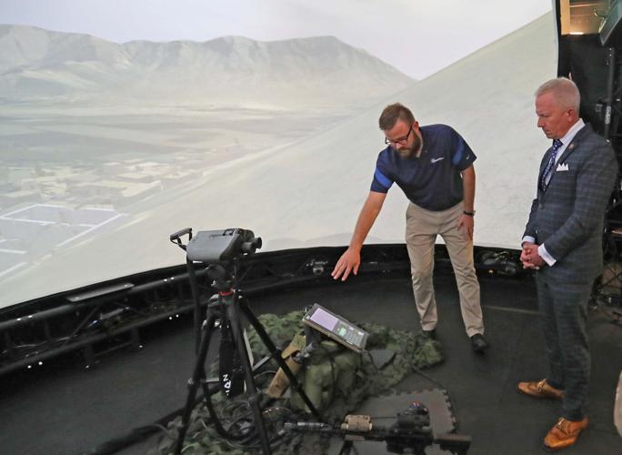 Congressman Jeff Van Drew toured 177th Fighter Wing