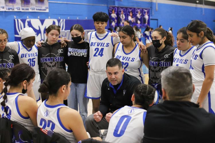 Nogales at Sunnyside girl's high school basketball