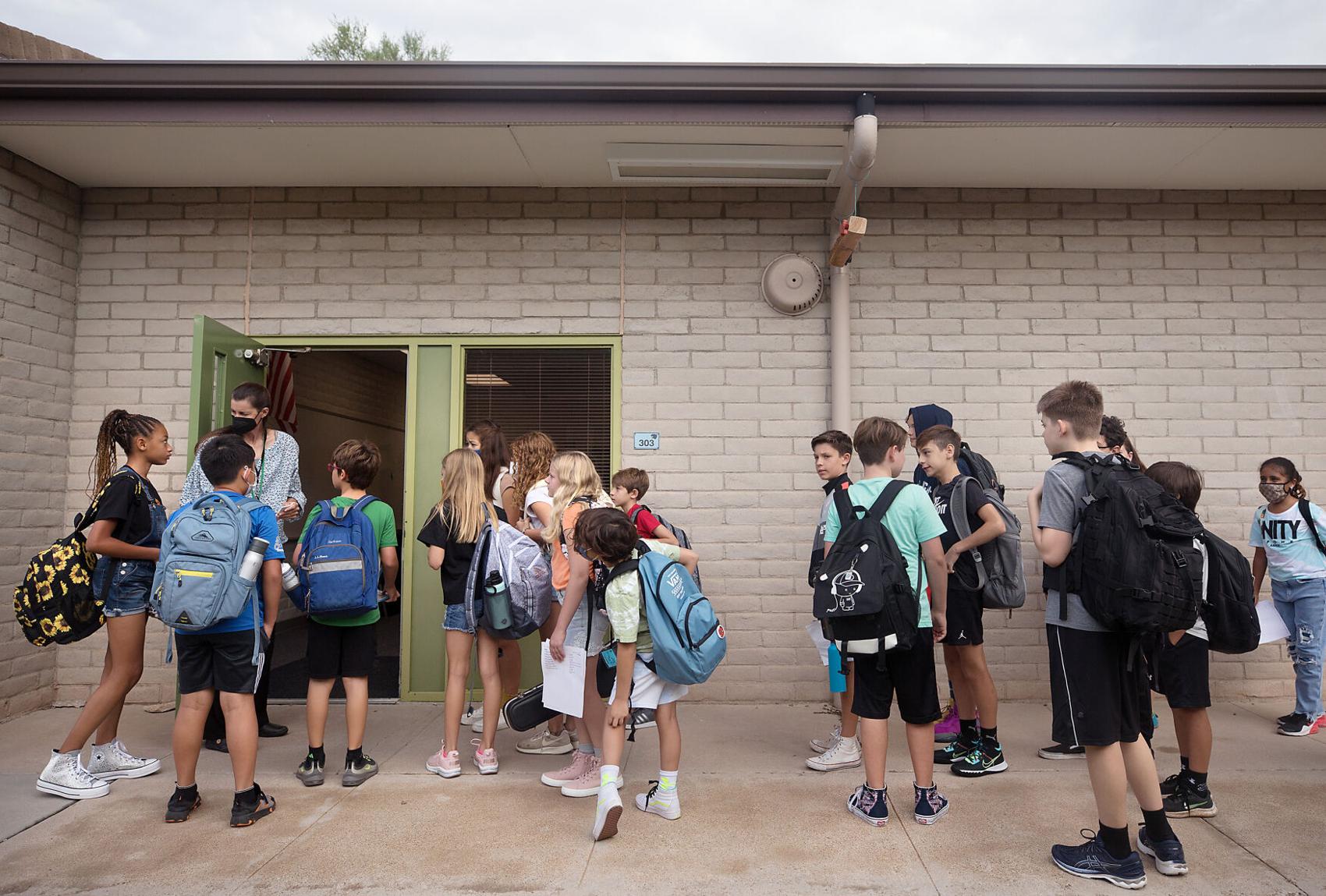 Photos First day of school for Orange Grove Middle School and CFSD