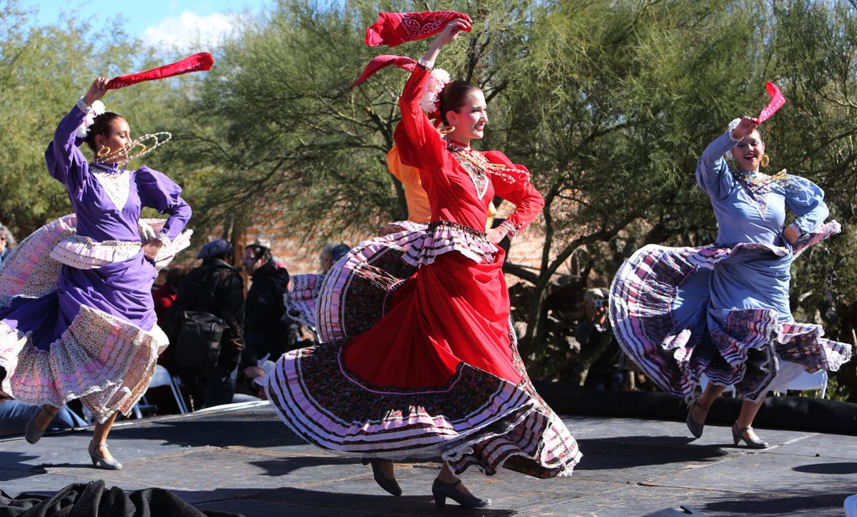 Dancers at La Fiesta de Guadalupe